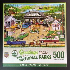 3/$20 🧩 Green National Parks 500 Piece Puzzle by Master Pieces